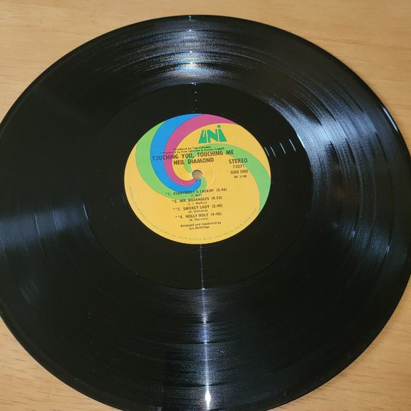 NEIL DIAMOND Touching You Touching Me LP 1969 Uni 73071 Stereo Pop Rock LP7 - Picture 9 of 10